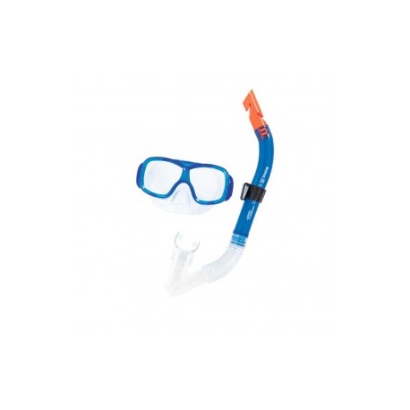 Set de Visor y Snorkel Pike en color Azul...