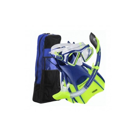 Combo Snorkel Admiral con Aletas U.S...