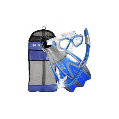 Combo Snorkel Icon de PVC con Aletas U.S...