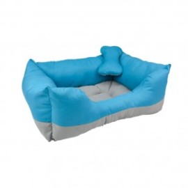 Cama Rectangular Bicolor Azul / GrisFANCY...