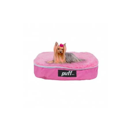 Pet Puff Mini Base Rosa Peluche RosaPUFF MX