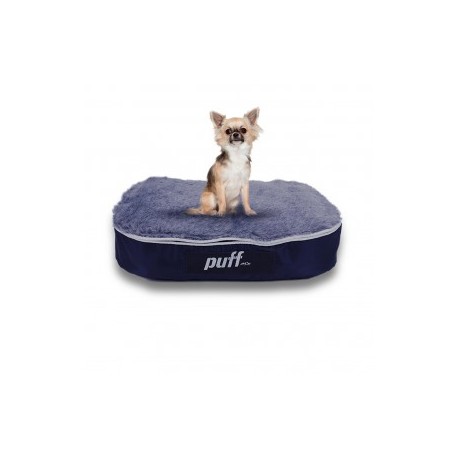 Pet Puff Mini Base Marino Peluche GrisPUFF MX