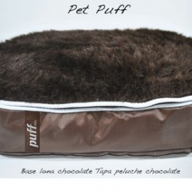 Pet Puff Chico: Base Lona Chocolate...