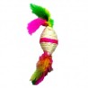 Juguete P/Gato Caramelo Con Plumas 7.5...