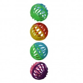 Pelotas Bicolor 4 PzasFANCY PETS