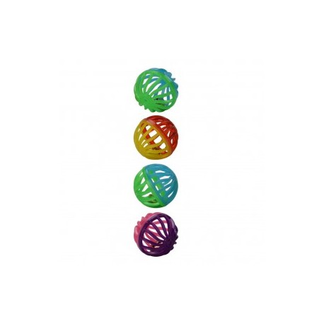 Pelotas Bicolor 4 PzasFANCY PETS