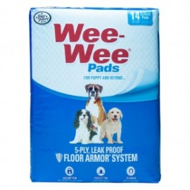 Wee-Wee Pads 14 PzFOUR PAWS