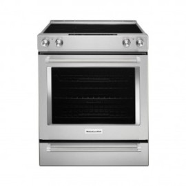 Estufa KitchenAid 30" Acero Inoxidable...